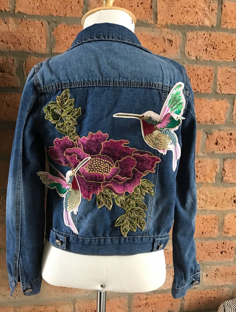 jaqueta beija flor