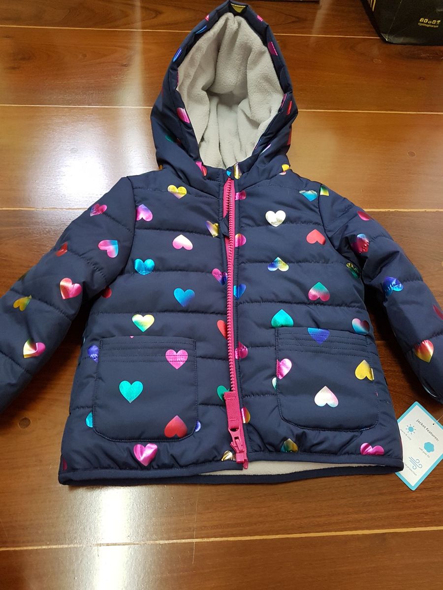 jaqueta infantil de nylon