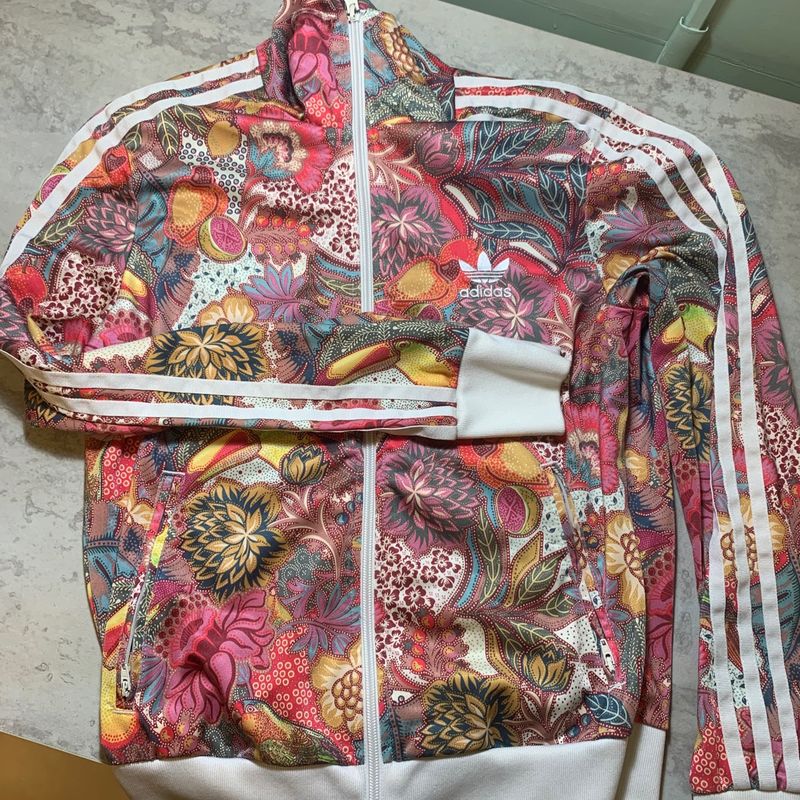 Jaqueta bomber best sale adidas floral