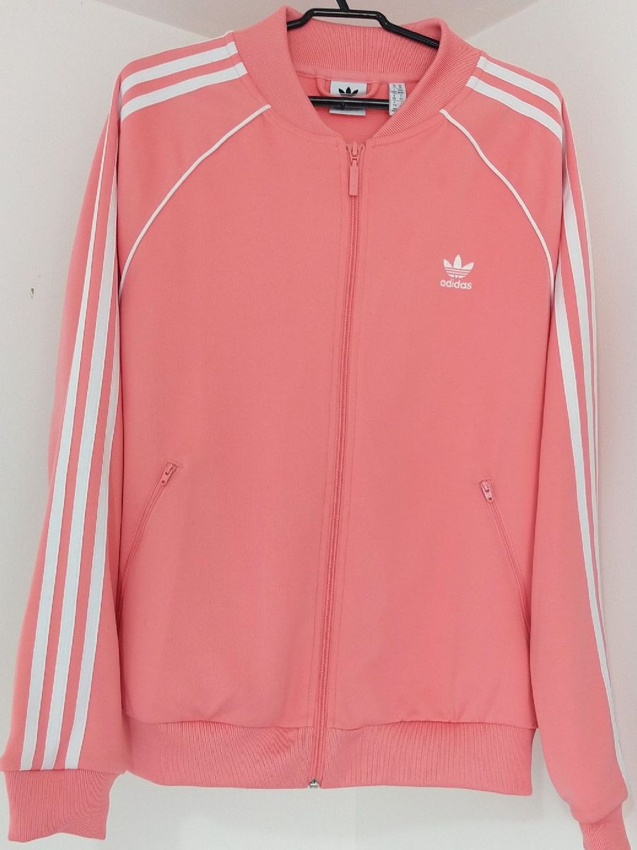 casaco feminino adidas rosa