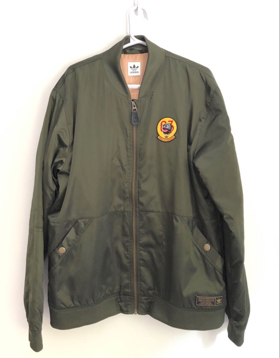 jaqueta adidas masculina verde