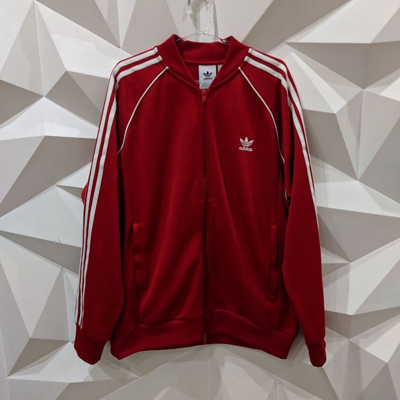 Jaqueta Bomber Adidas Originals Sst Vermelha Casaco Masculino Adidas Usado 88366802 enjoei