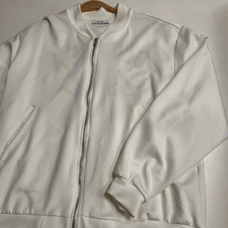 Jaqueta Bomber Branco Zara Casaco Feminino Zara Usado 110295134 enjoei
