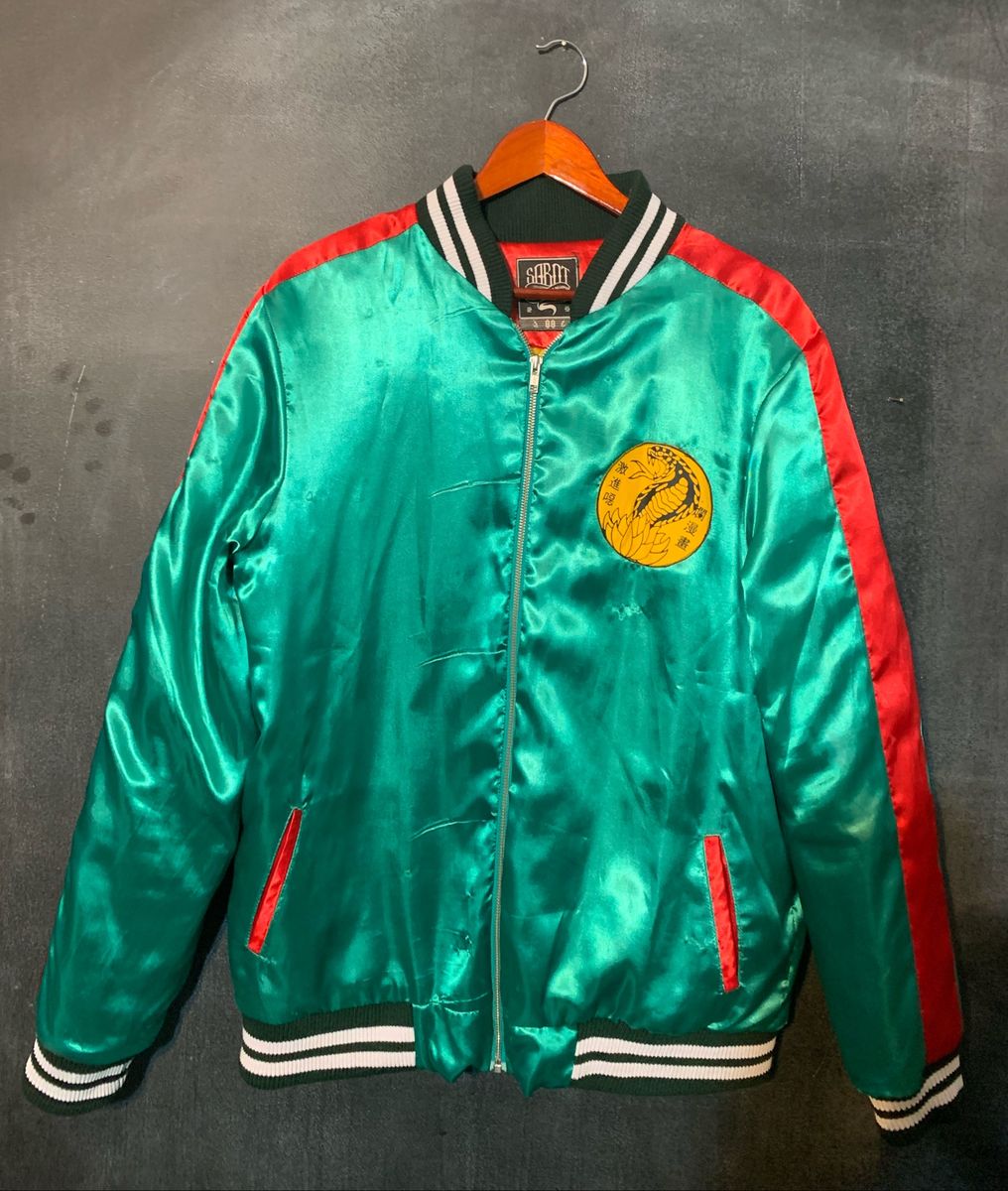 jaqueta bomber cetim