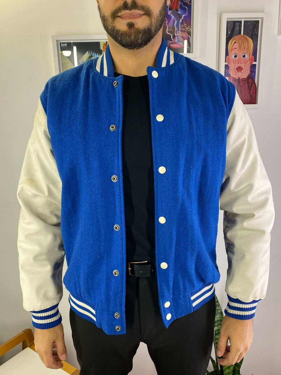 jaqueta bomber college masculina