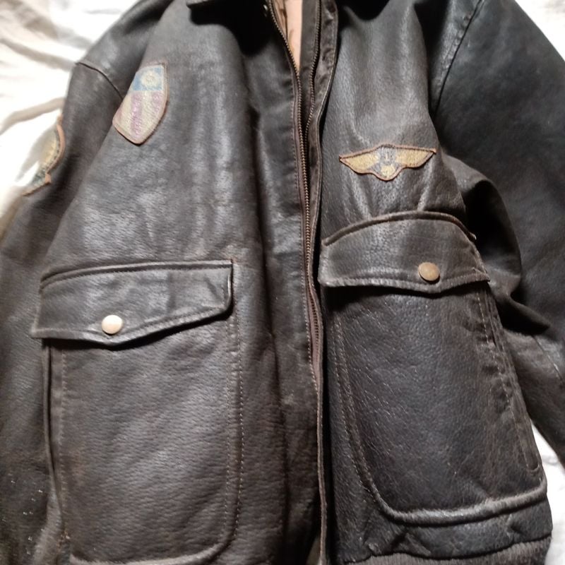 Jaqueta Bomber Exército Americano Casaco Masculino Usado