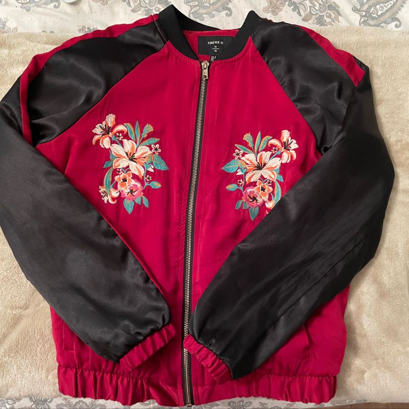 Jaqueta Bomber Forever 21, Casaco Feminino Forever 21 Nunca Usado 82517811