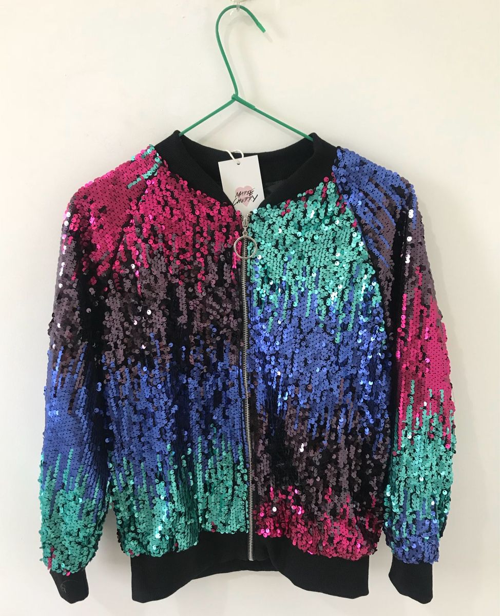 jaqueta paete colorida