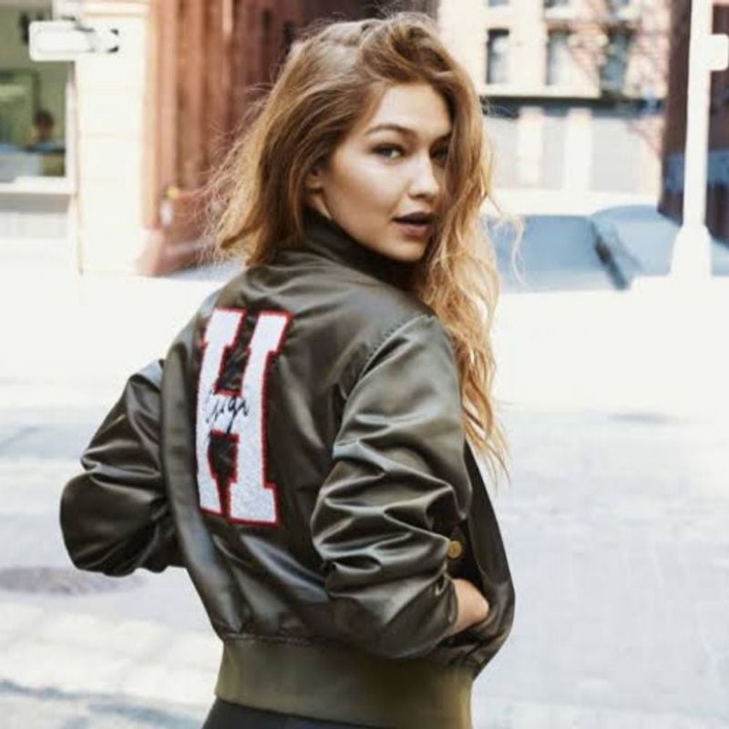 Jaqueta Bomber Tommy Hilfiger Gigi Hadid Casaco Feminino Tommy Hilfiger  Usado 95957492 enjoei