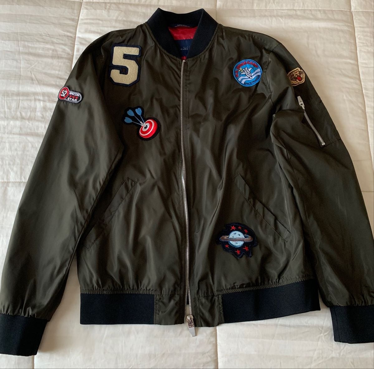 jaqueta bomber zara masculina