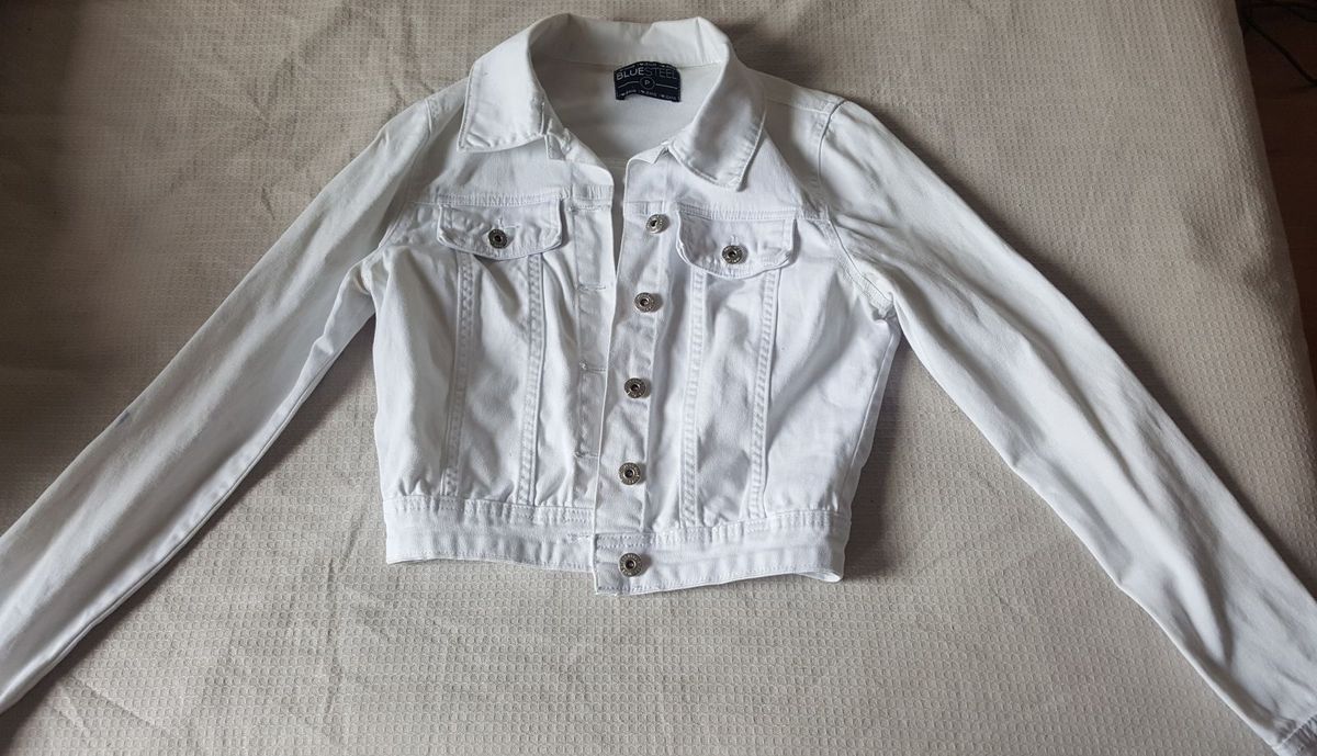 jaqueta cropped branca