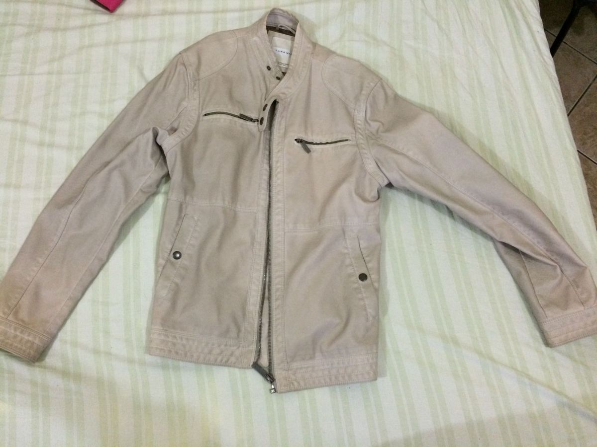 jaqueta branca zara