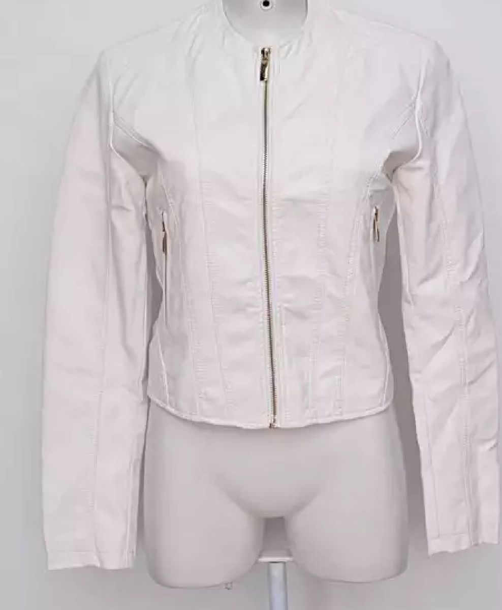 jaqueta branca renner