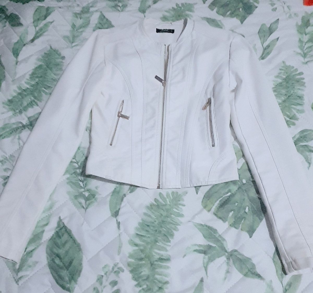 jaqueta branca renner