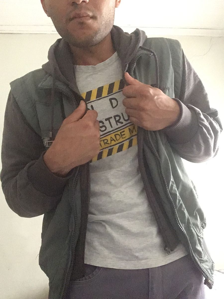 jaqueta broken rules couro