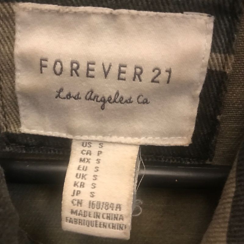 Jaqueta Camuflada, Casaco Feminino Forever 21 Usado 84065424