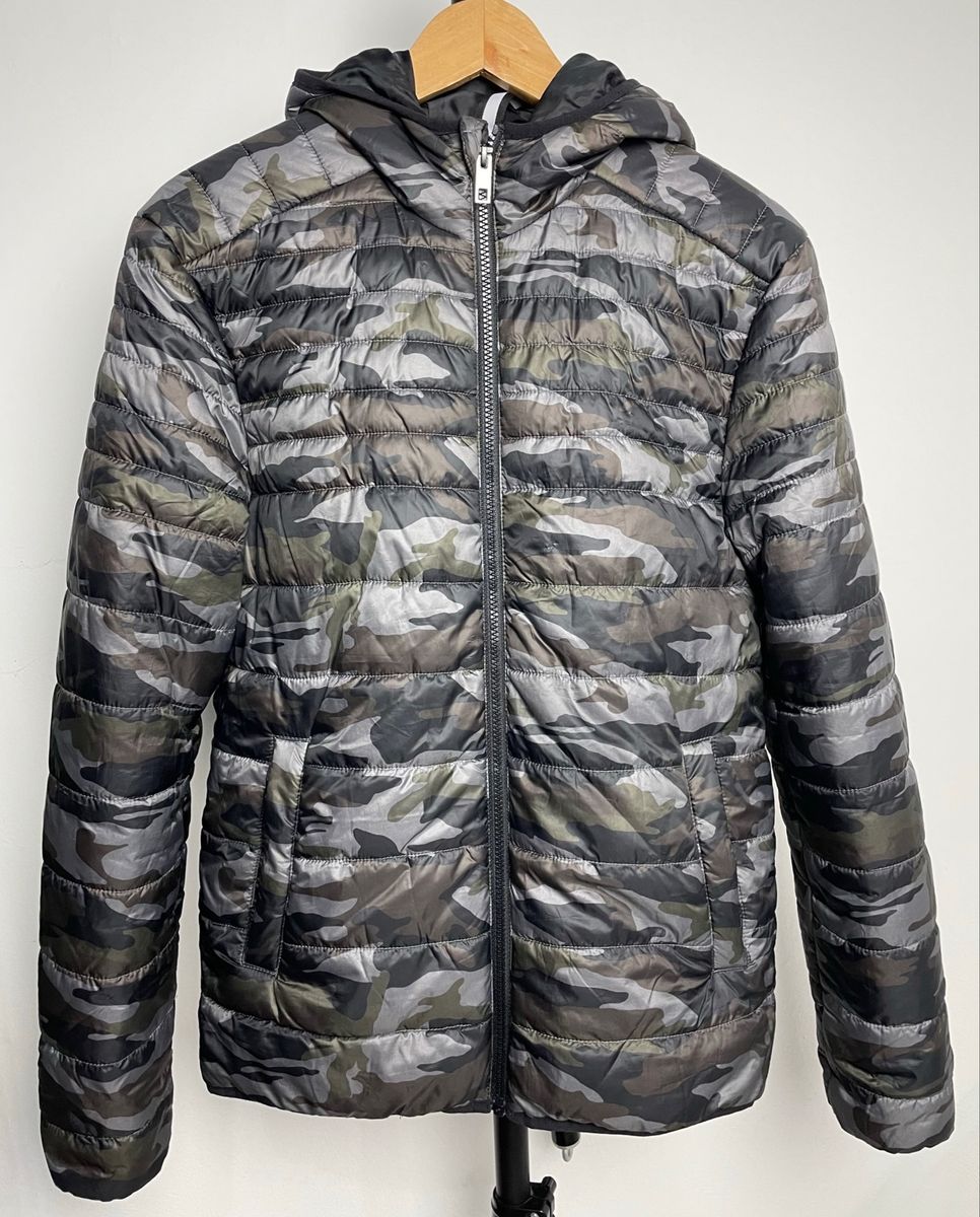 Jaqueta Camuflada Clock House Casaco Masculino Clock House Usado