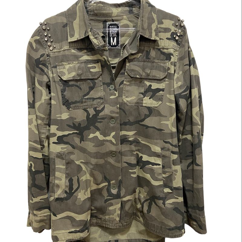 Jaqueta camuflada sale feminina renner