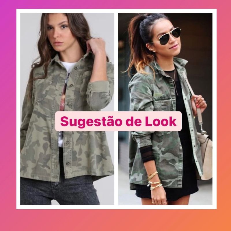 Jaqueta camuflada hot sale feminina renner