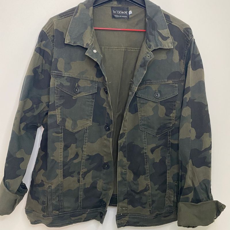 Casaco camuflado sales feminino mercado livre