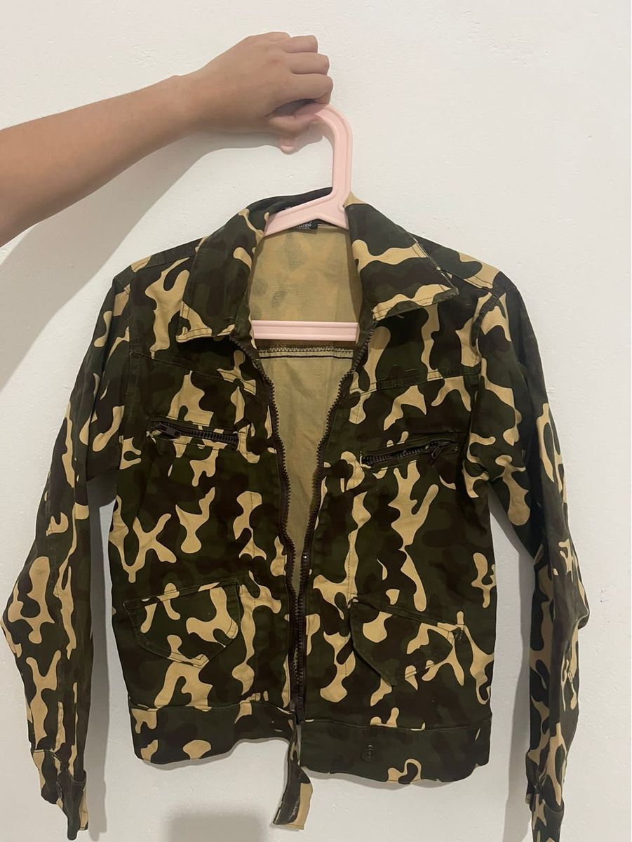 Casaco sales camuflado feminino