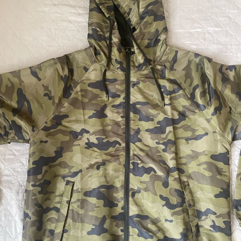 Jaqueta Camuflada, Casaco Feminino Forever 21 Usado 84065424