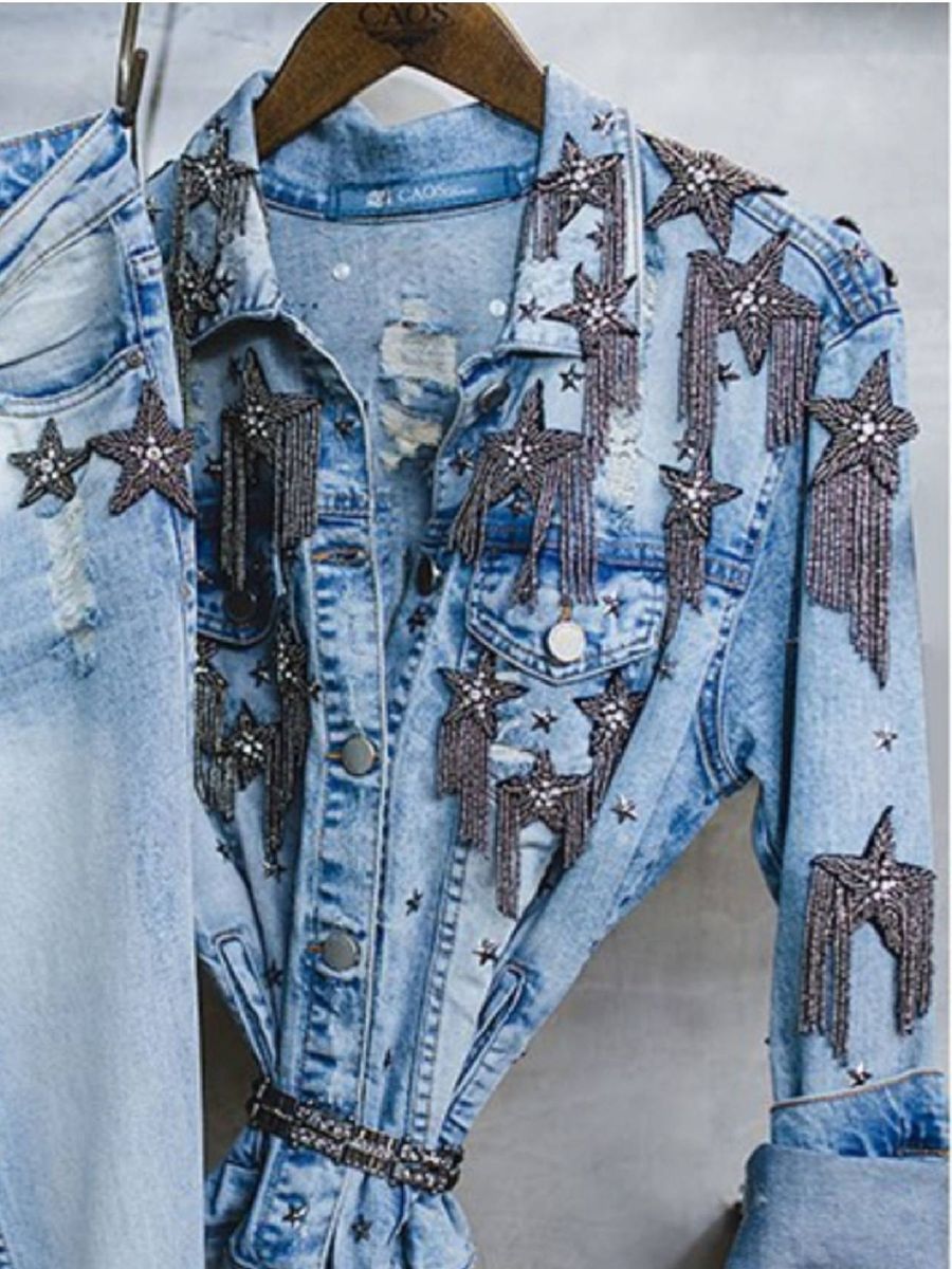 jaqueta caos jeans