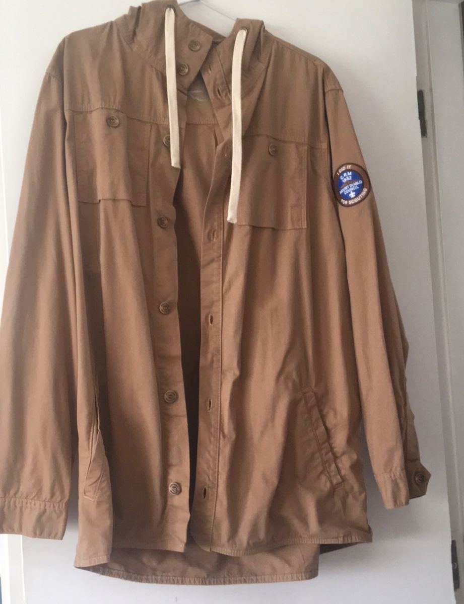 jaqueta caqui masculina