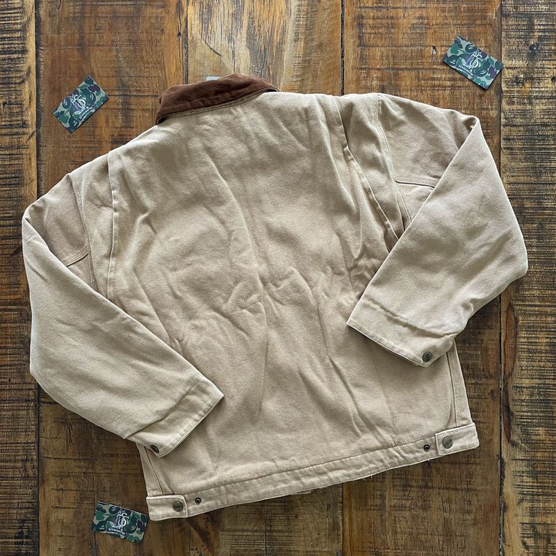 carhartt Stussy Chore Coat ベージュ Jaqueta Carhartt X Stussy | Carhartt Nunca Usado 113082884 | enjoei