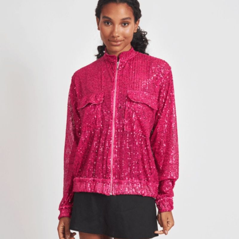 Jaqueta Paete Jaqueta Bomber Com Brilho Jaqueta Bomber Paete
