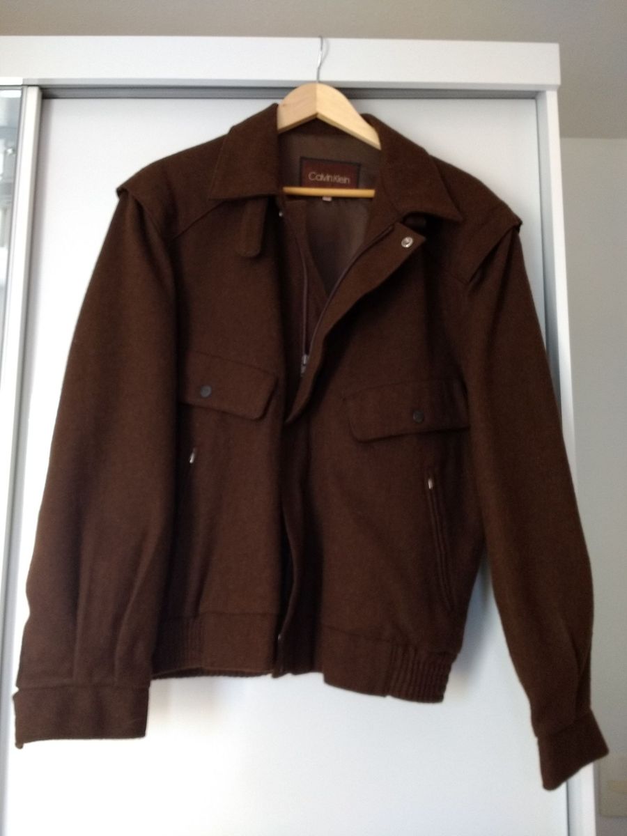 casaco masculino de lã