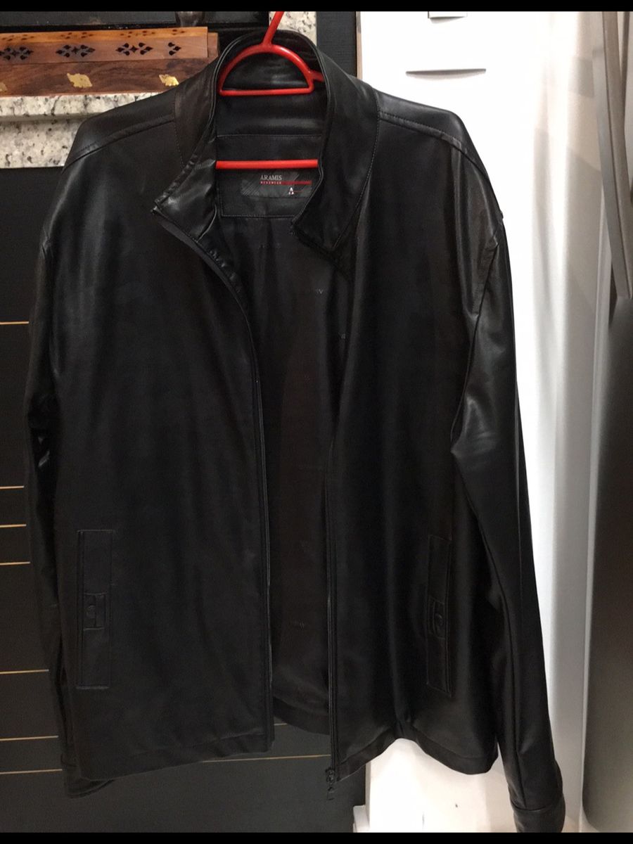jaqueta couro aramis
