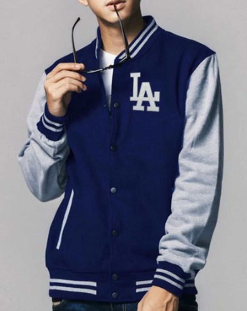 jaqueta college masculina