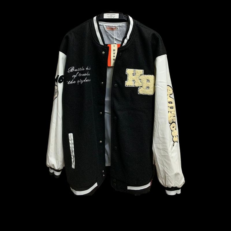 Jaqueta College Preta e Branca Xl Balijinma Nunca Usado