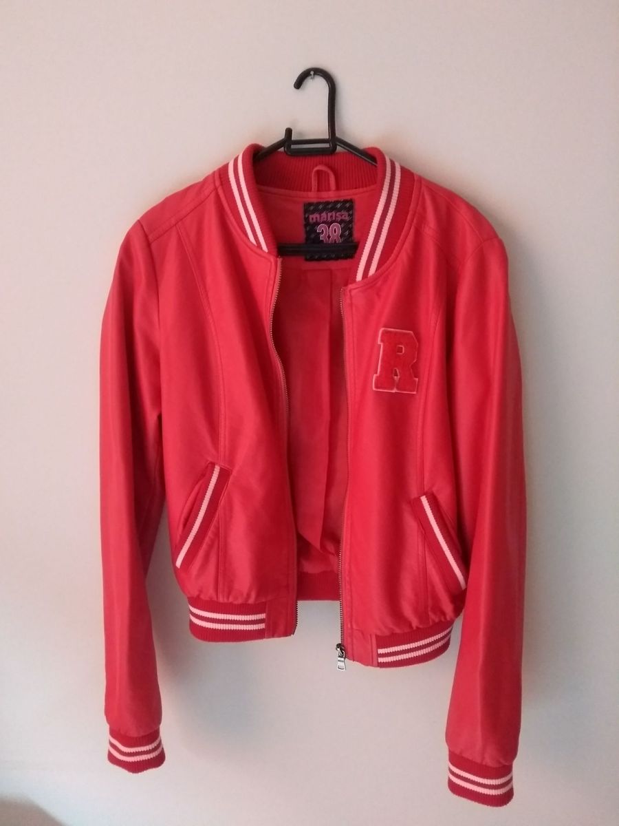 jaqueta vermelha marisa