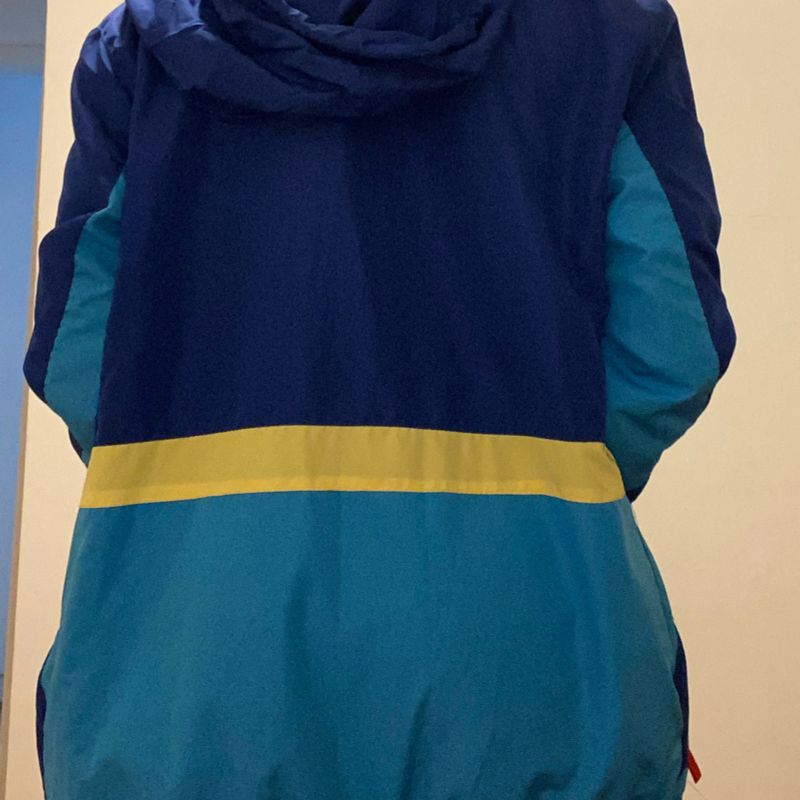 Jaqueta Colorida Jaqueta Corta Vento Vintage Colorida | Casaco