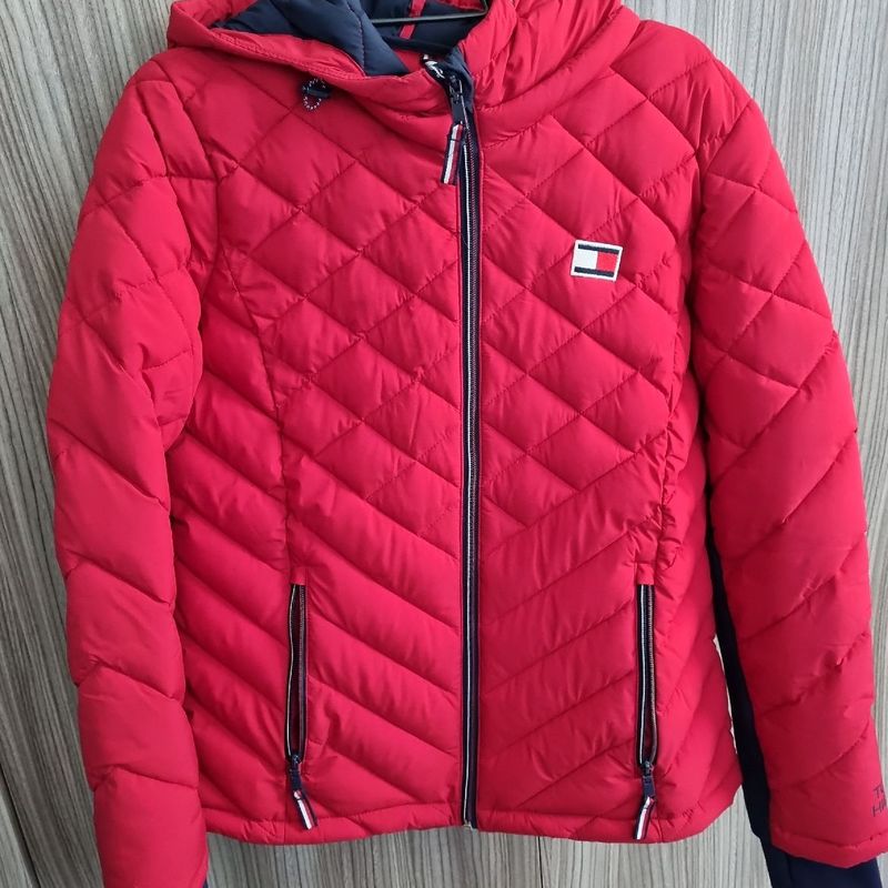 Casaco vermelho best sale tommy hilfiger