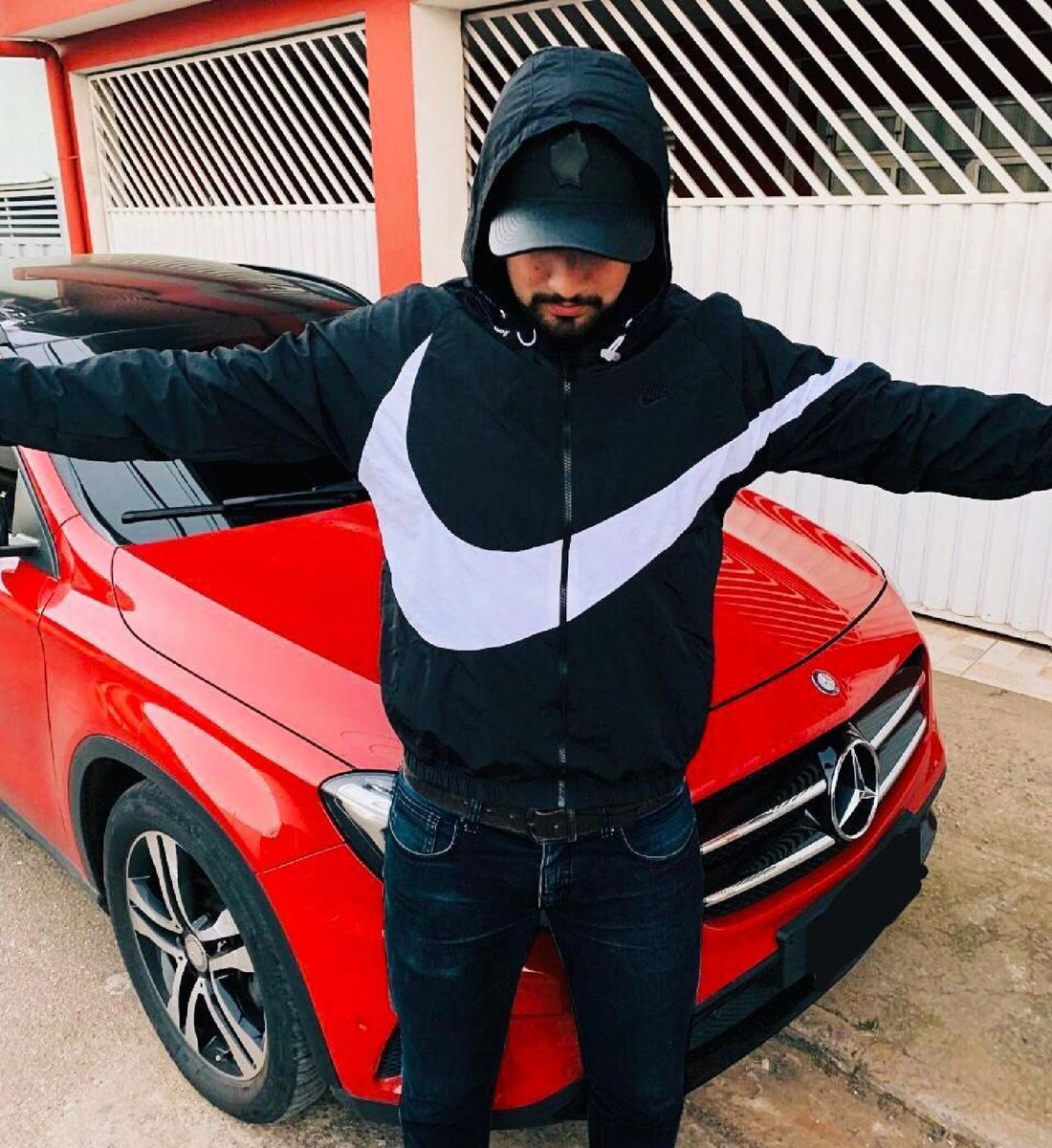 jaqueta nike sportswear swoosh masculina