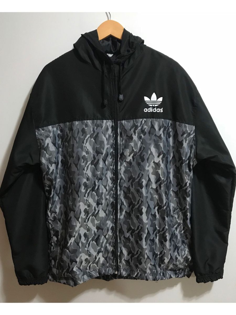 adidas corta vento camuflado