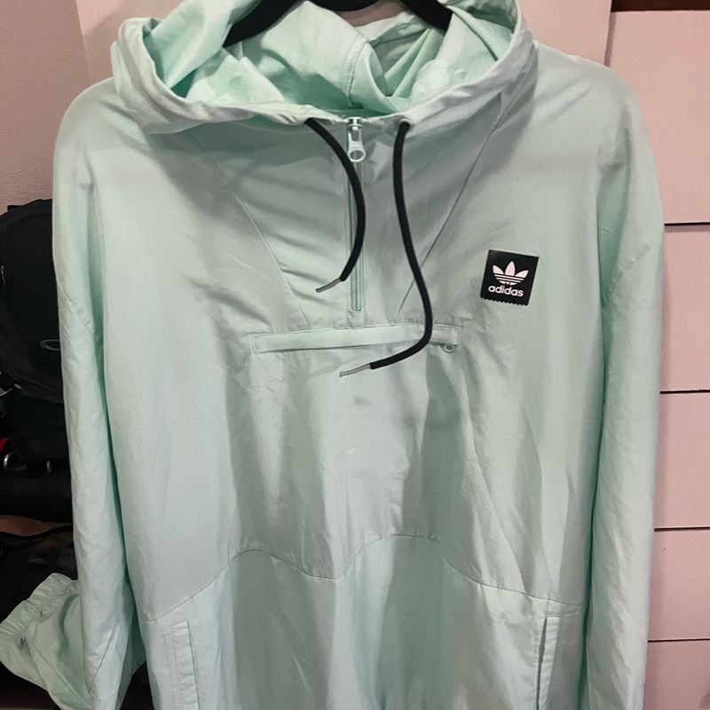 Jaqueta Corta Vento Adidas Skateboarding Hip Casaco Feminino Adidas Usado  105152929 enjoei