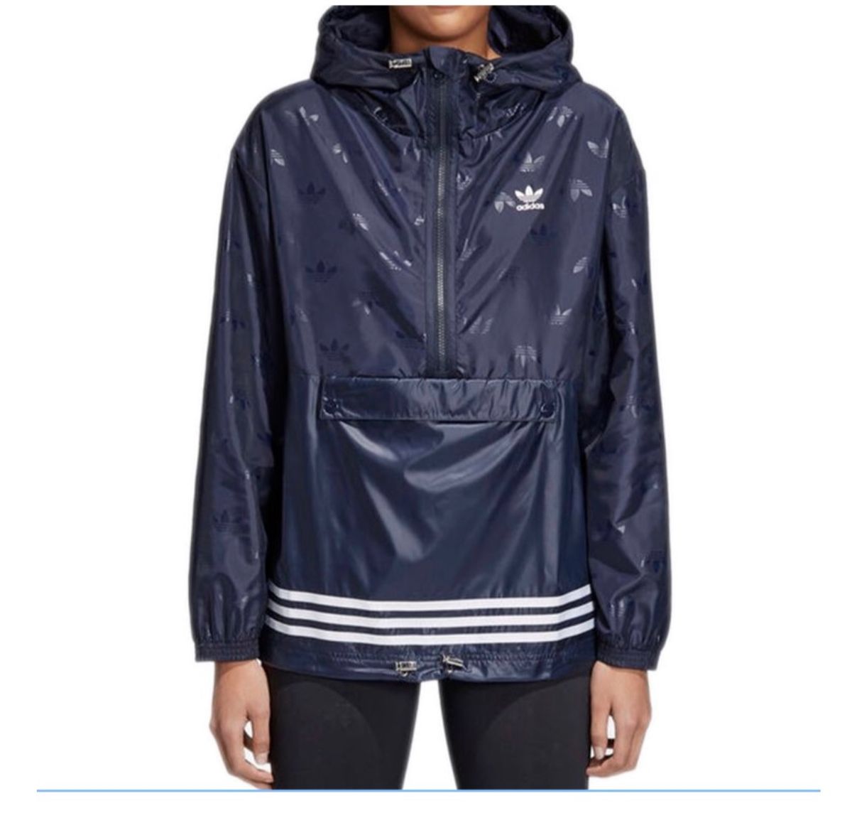 jaqueta quebra vento adidas feminina