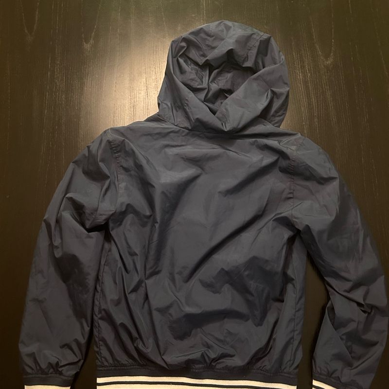 Jaqueta Corta Vento Azul Marinho Abercrombie Abercrombie Fitch