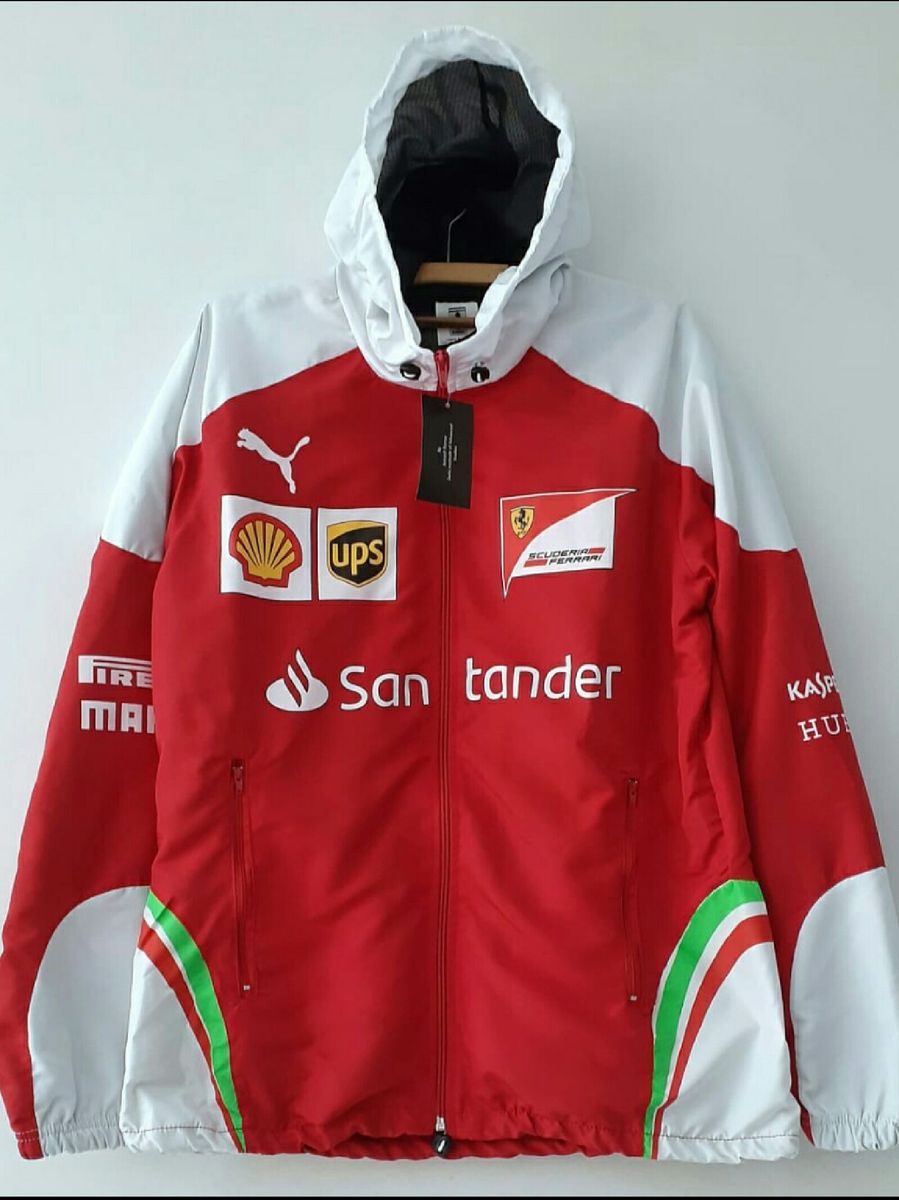 jaqueta santander ferrari