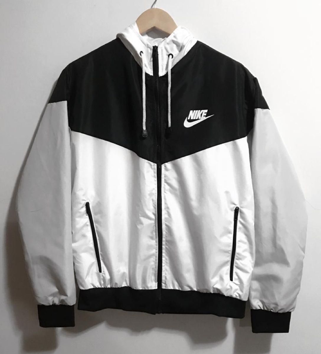 corta vento nike cinza