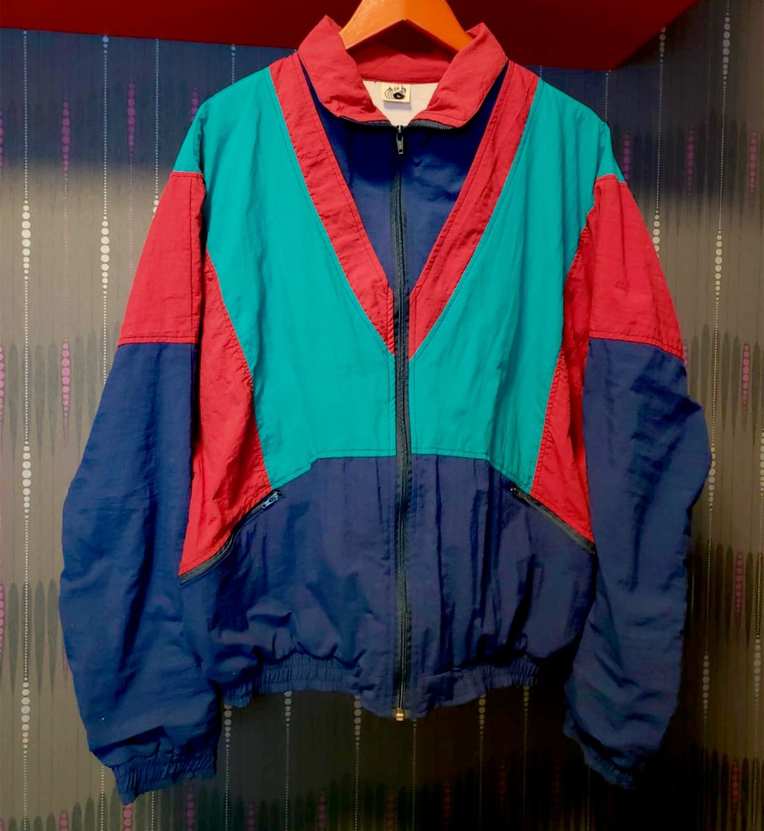 Jaqueta colorida anos 90 clearance