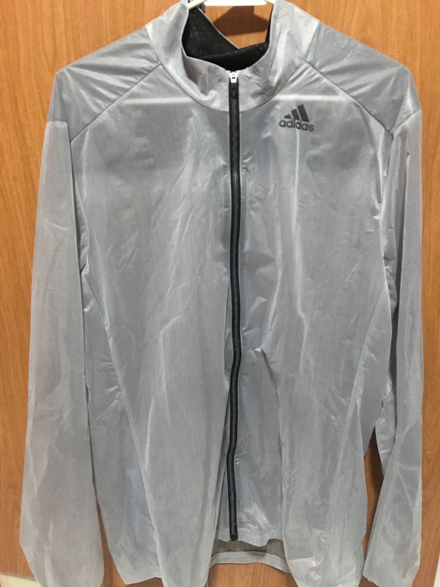 jaqueta transparente adidas