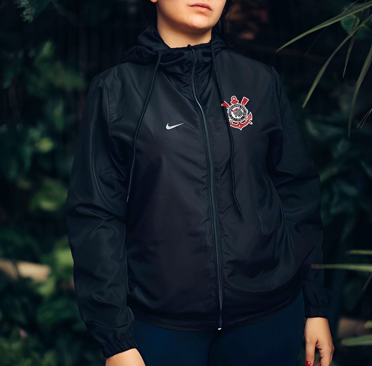 Jaqueta Corta Vento Feminina do Corinthians M | Casaco Feminino ...