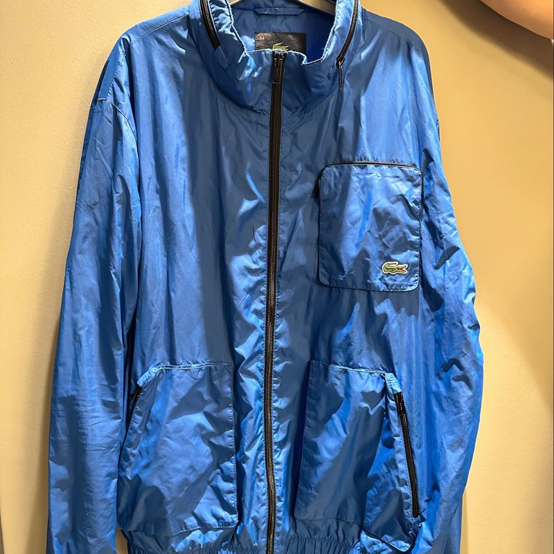 Jaqueta Masculina Corta Vento Da Lacoste Azul Jaqueta Corta Vento
