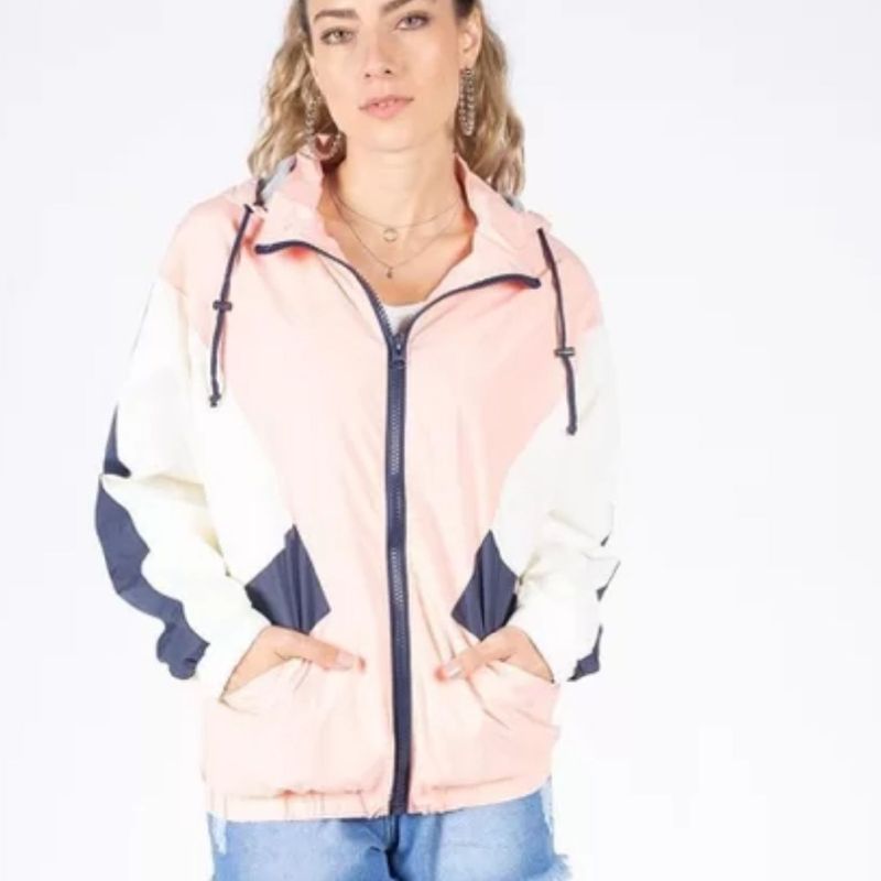 Jaqueta Jeans Jaqueta Feminina Besni Jaqueta Corta Vento Recortada