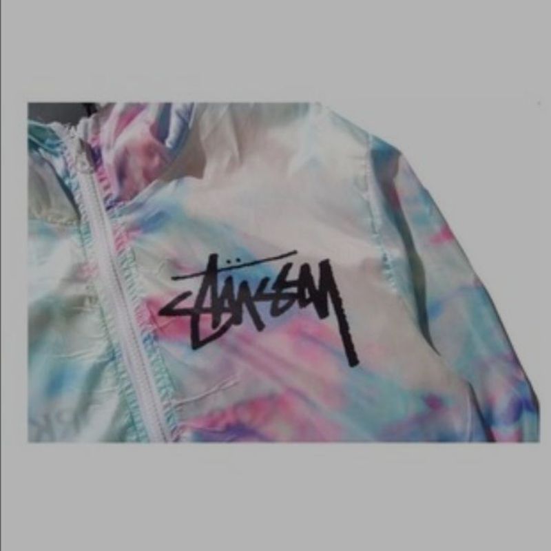 Jaqueta stussy colorful windbreaker deals